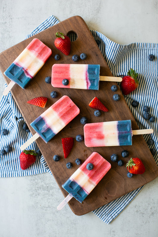 Creamy & Fruity Lemonade Popsicles
