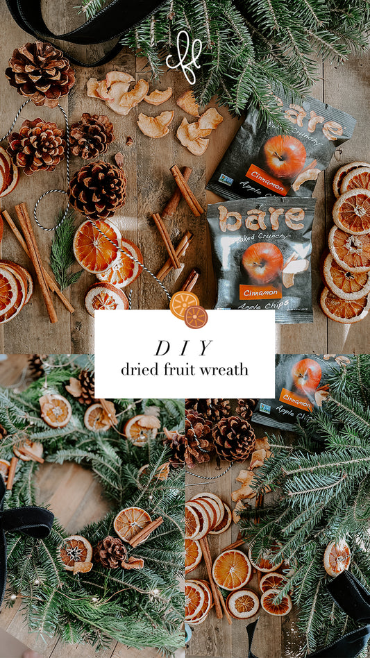 DIY Dried Fruit Wreath