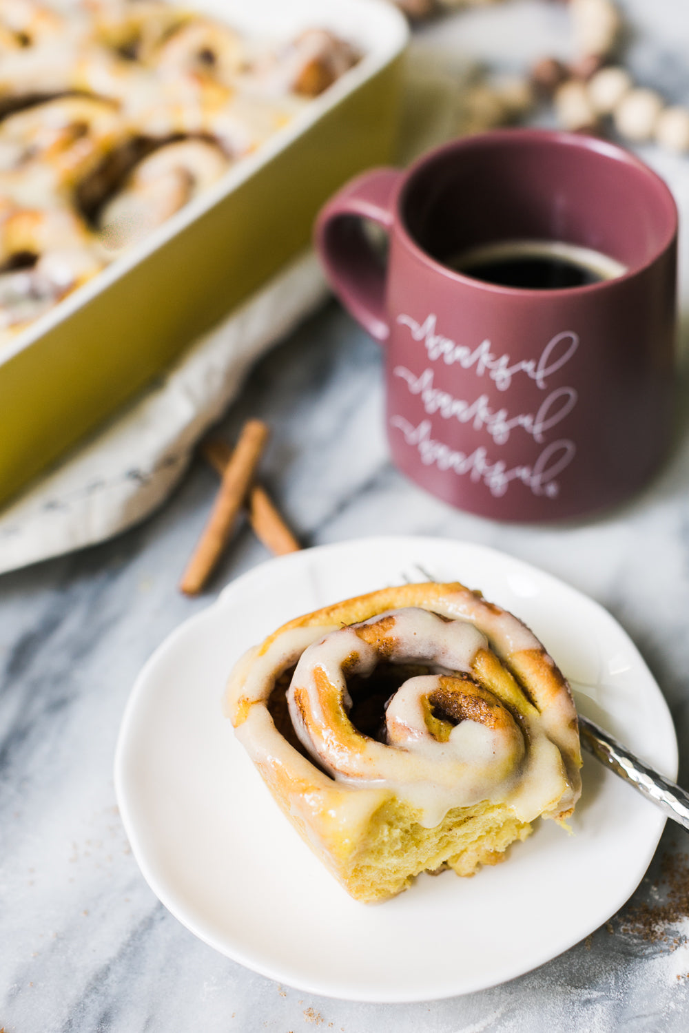 Overnight Pumpkin Cinnamon Rolls