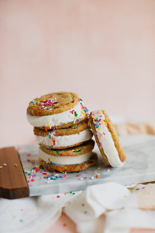 Funfetti Ice Cream Sandwiches