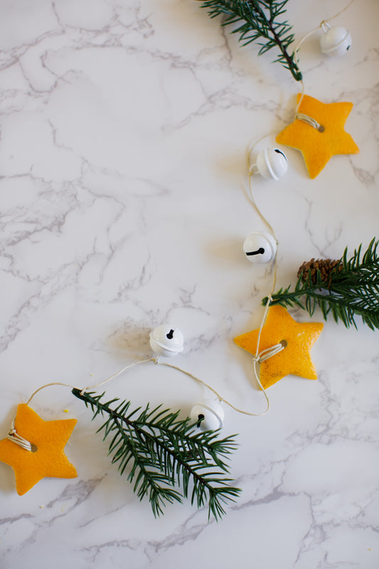 Orange Peel Star Garland