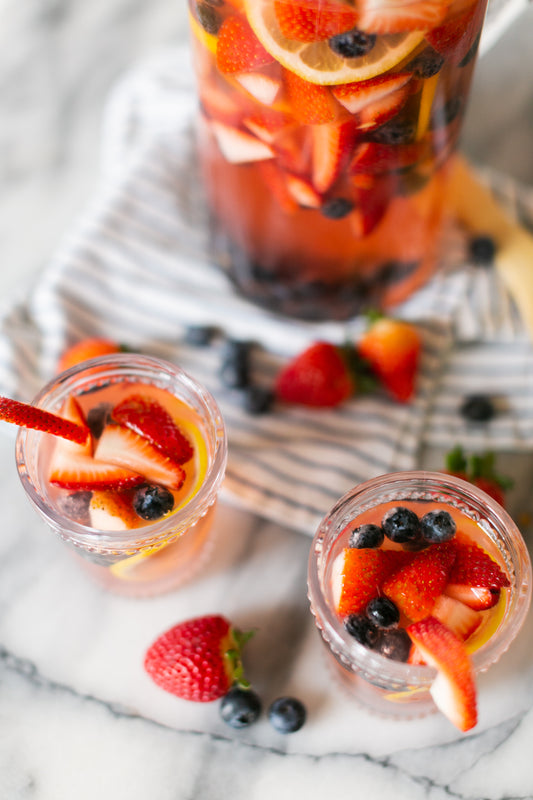 Strawberry & Blueberry Spring Sangria
