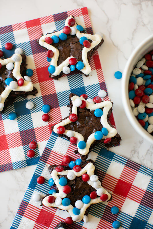 Patriotic Star Brownies