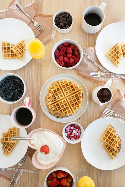 Valentine's Day Waffle Bar