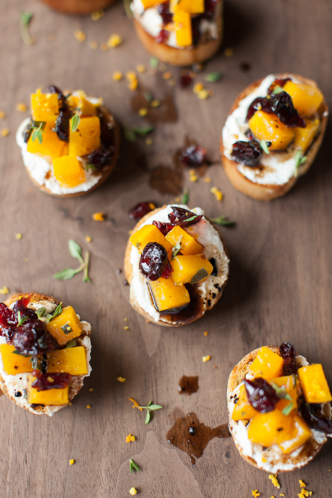 Butternut Squash Crostini Christmas Appetizer