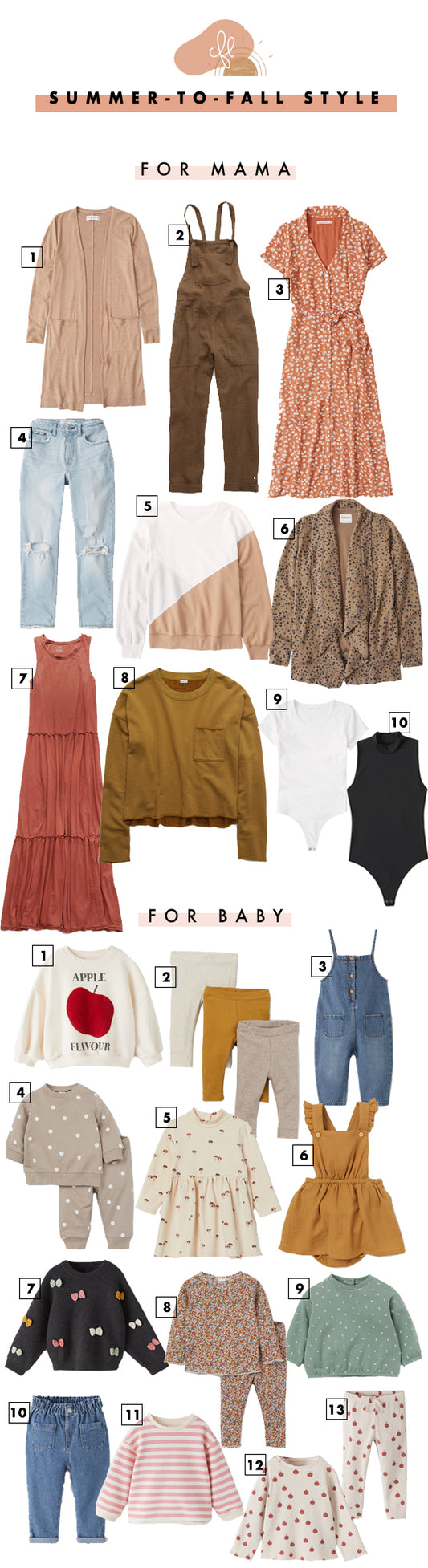 Mommy & Me Summer-To-Fall Style
