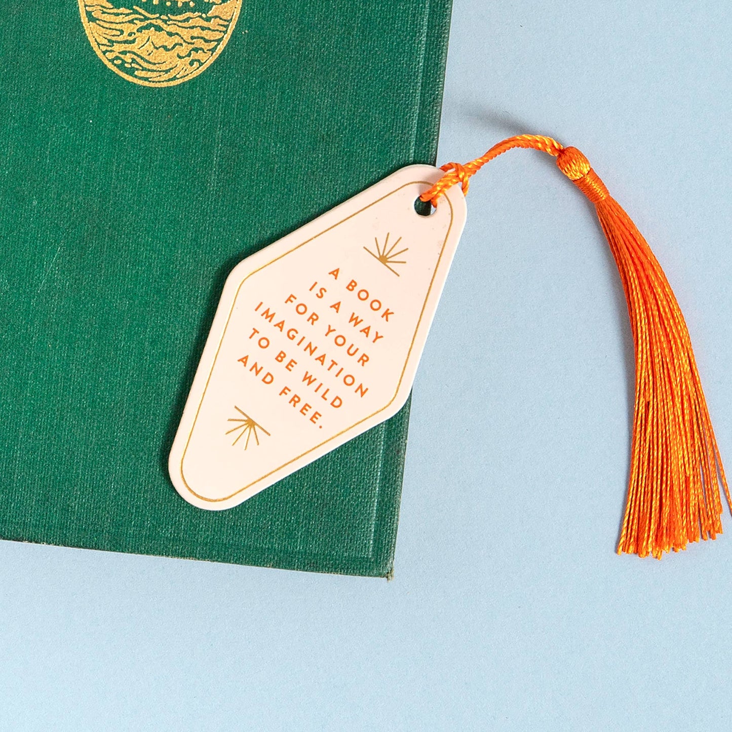 'Your Imagination' Vegan Leather Bookmark