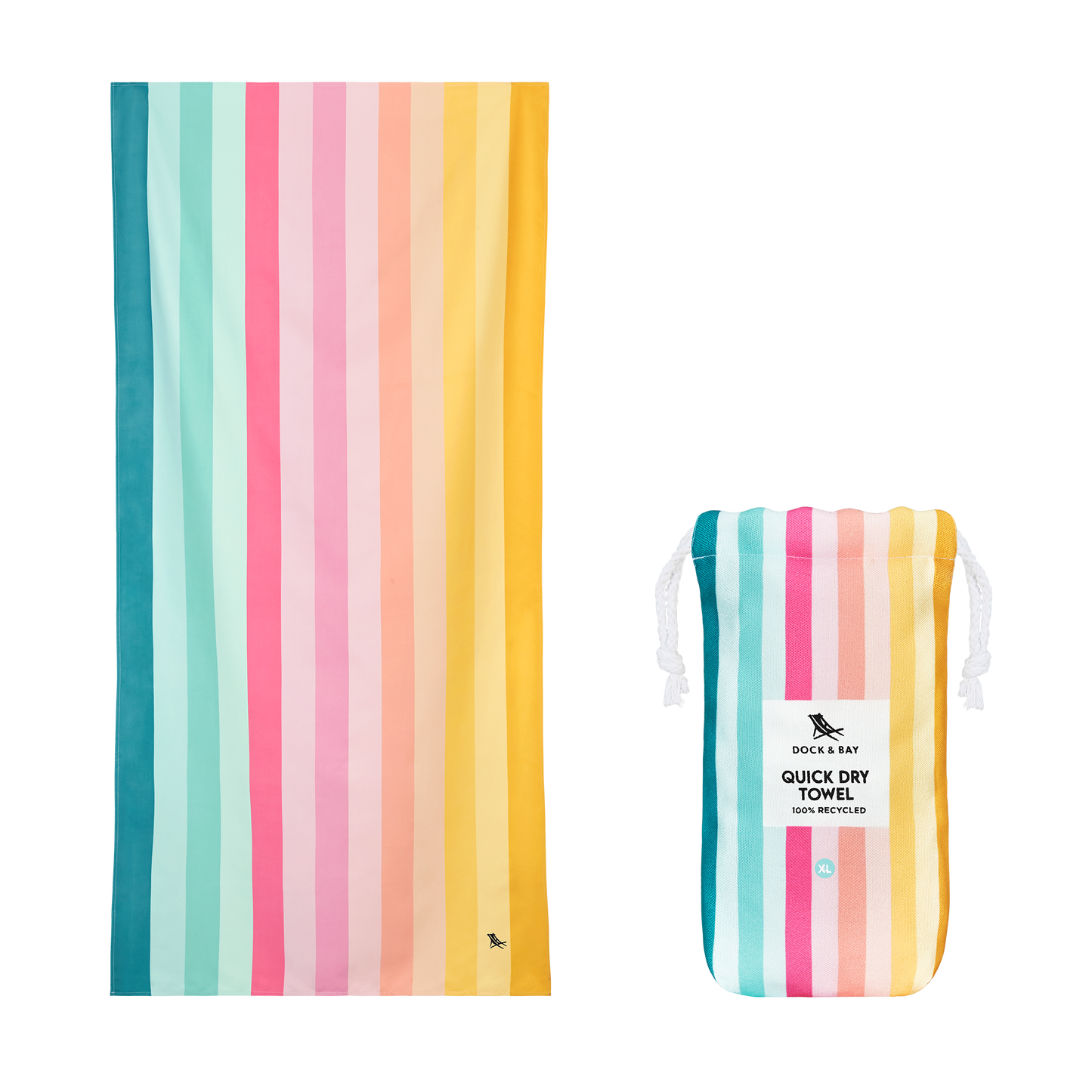 Dock & Bay Quick Dry Towels - Coastal Candy