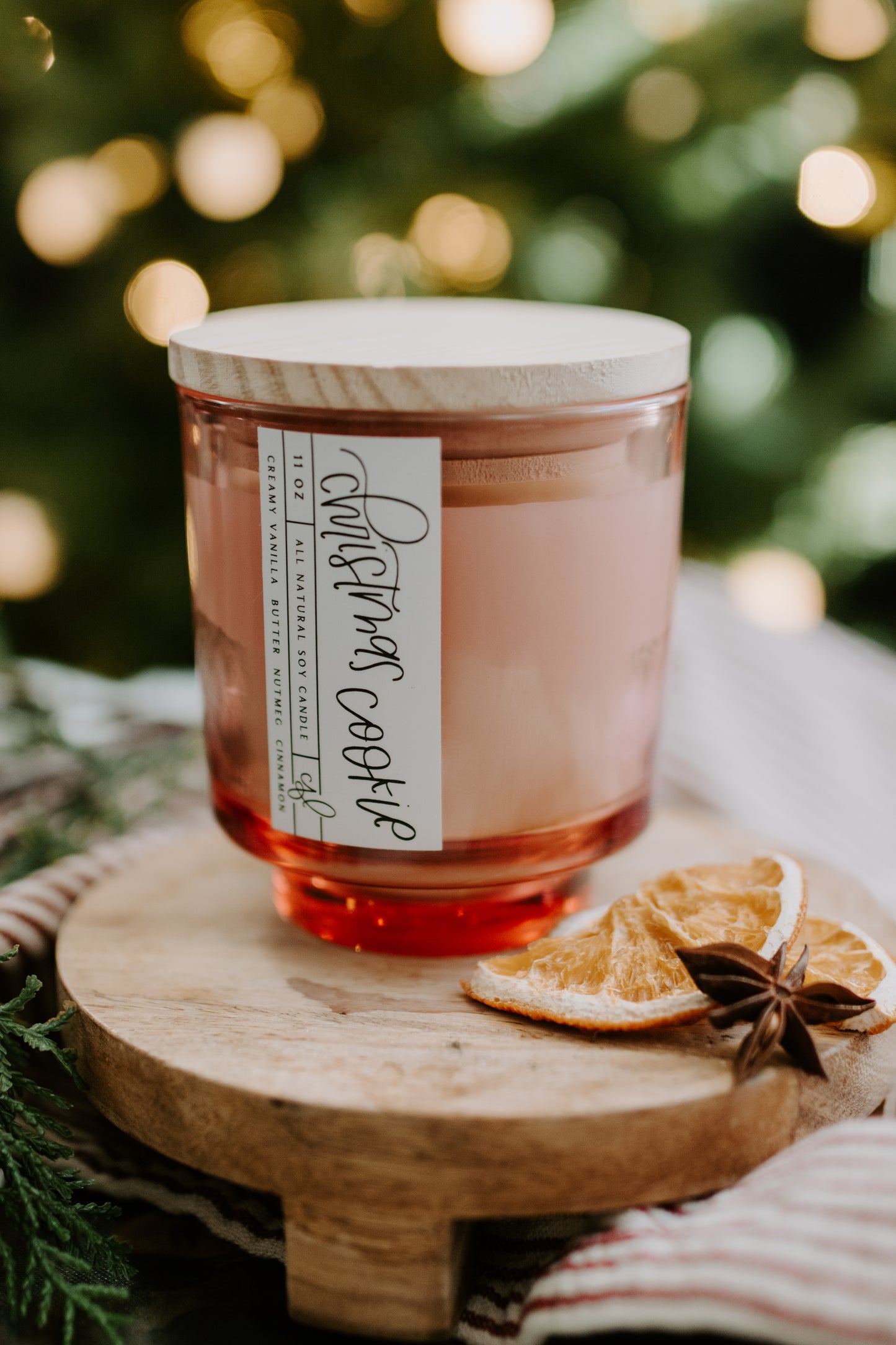 Christmas Cookie Candle