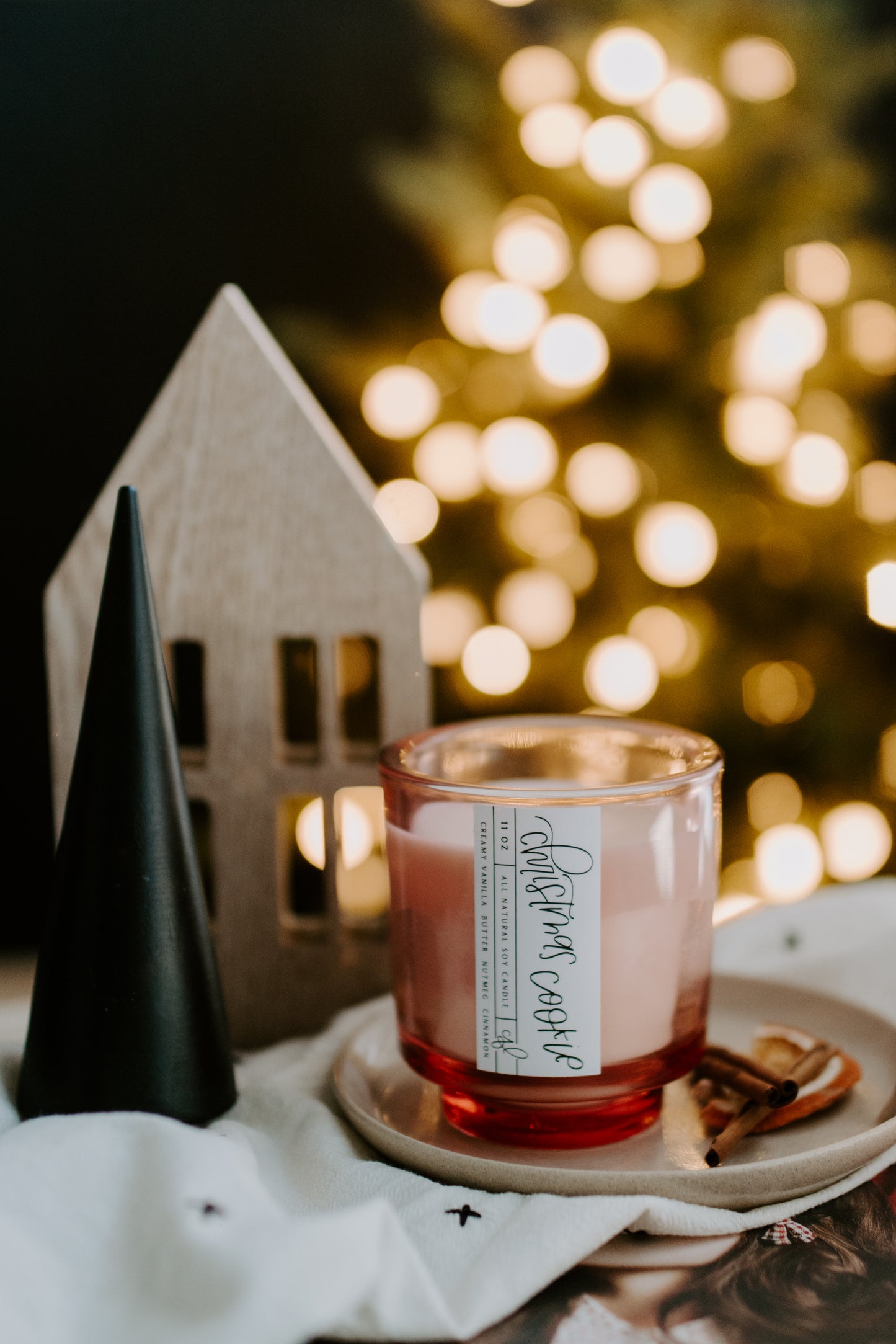 Christmas Cookie Candle