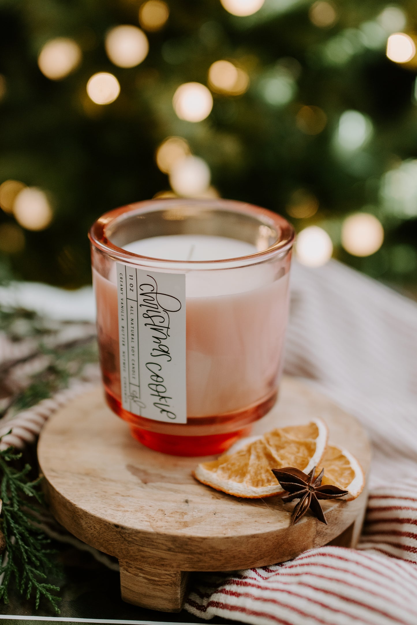 Christmas Cookie Candle