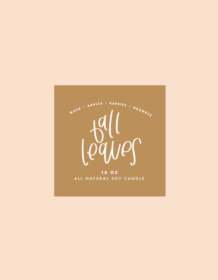 Fall Leaves 10oz Candle (NEW)