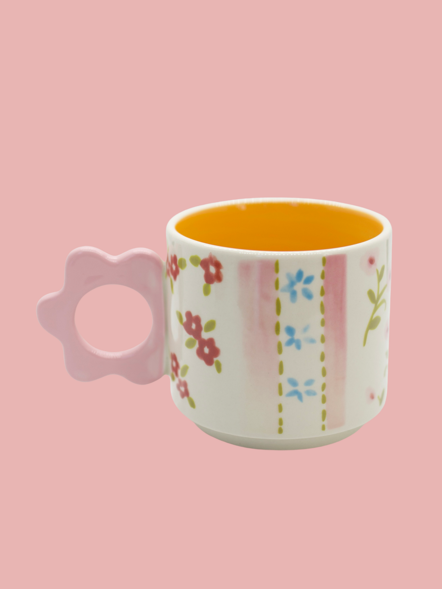 Blooming Stripes Mug - 15 oz