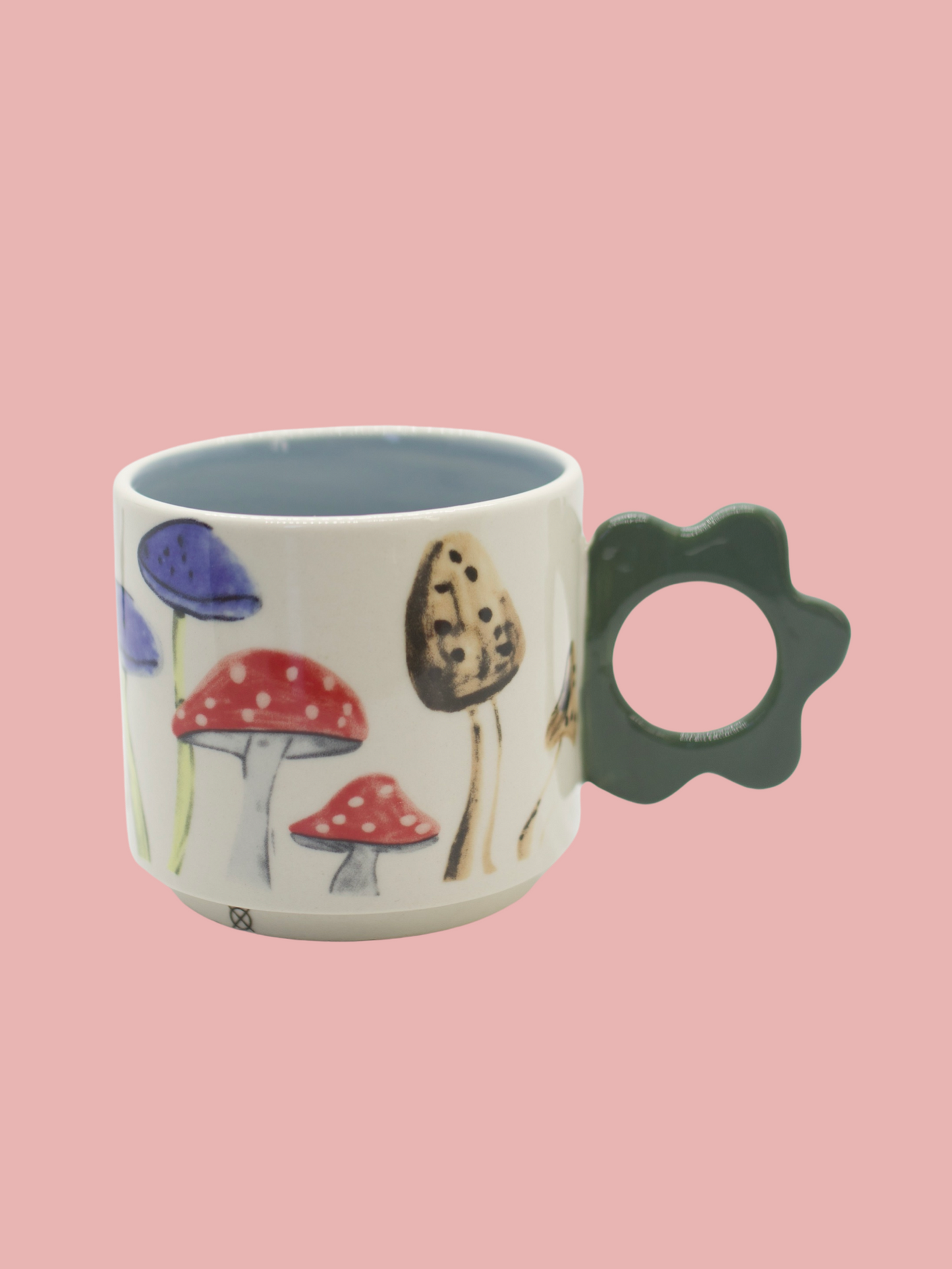 Mushroom Meadow Mug - 15 oz
