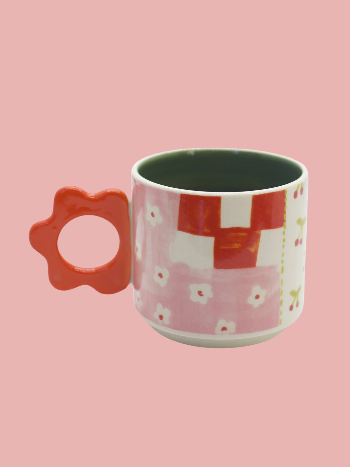 Cherry Picnic Mug - 15 oz