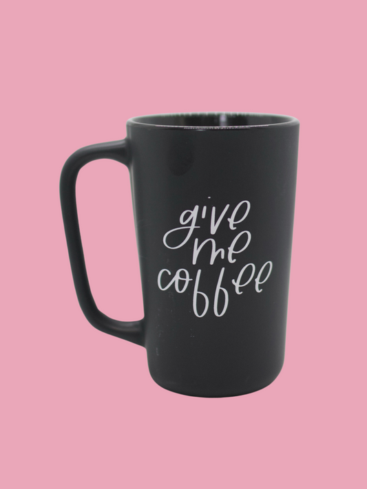 IMPERFECT Give Me Coffee, Tell Me I'm Pretty Mug - NEW