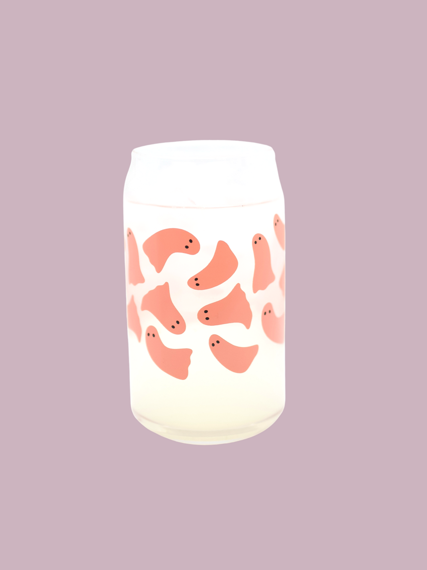 Ghost Can Glass - Pink