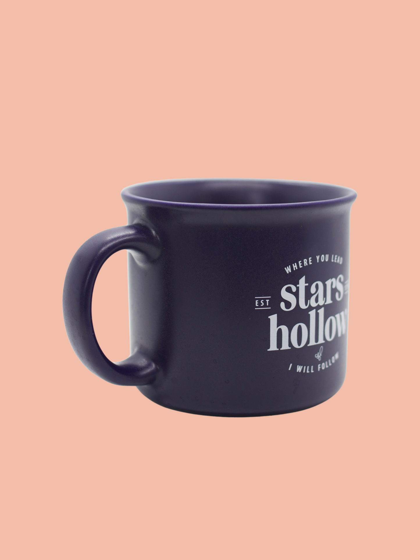 Stars Hollow Matte Cobalt Mug