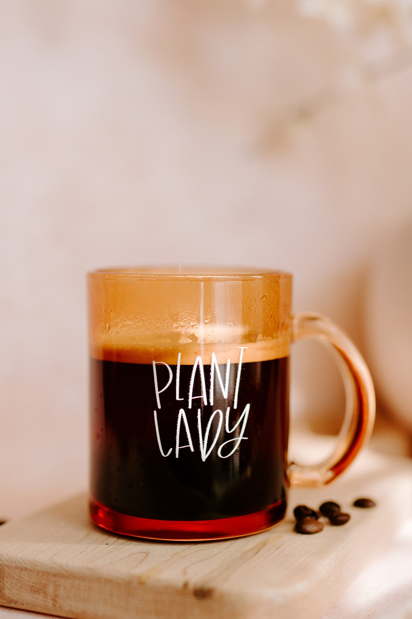 Plant Lady Glass Mug