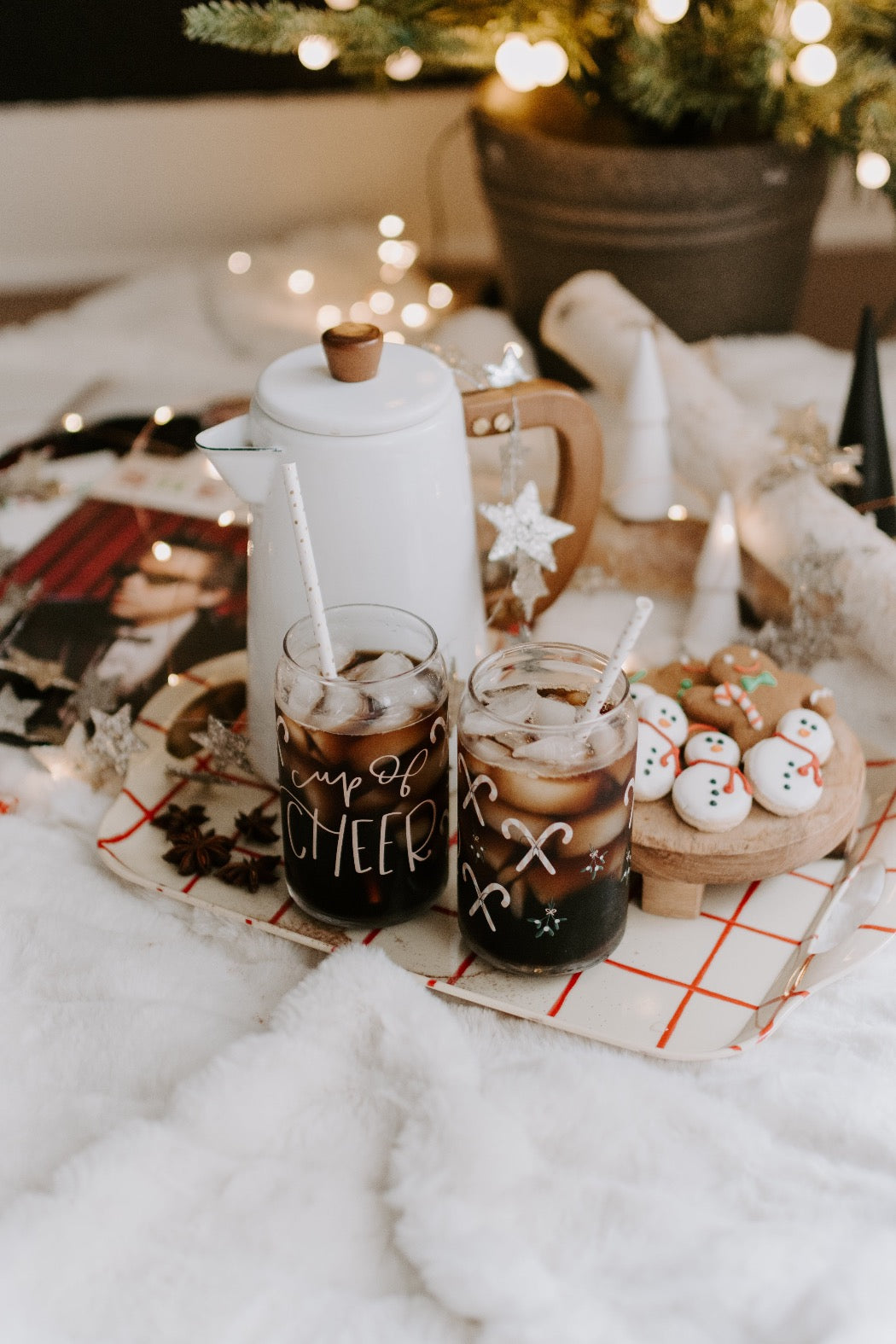 Cup of Cheer Can Glass
