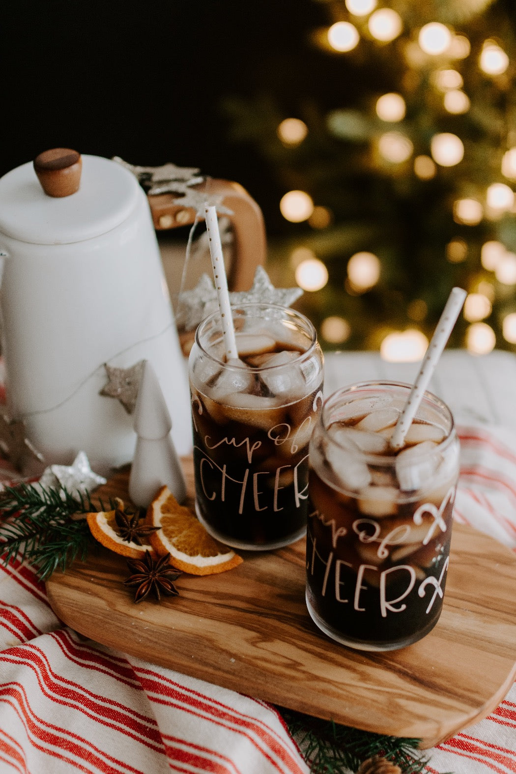 Cup of Cheer Can Glass