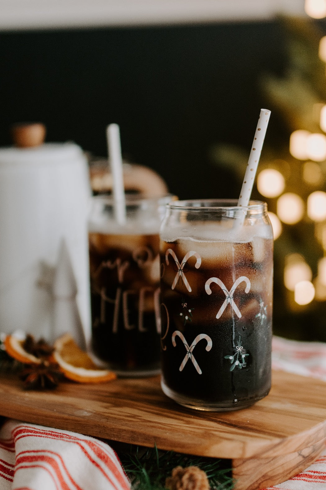 Cup of Cheer Can Glass