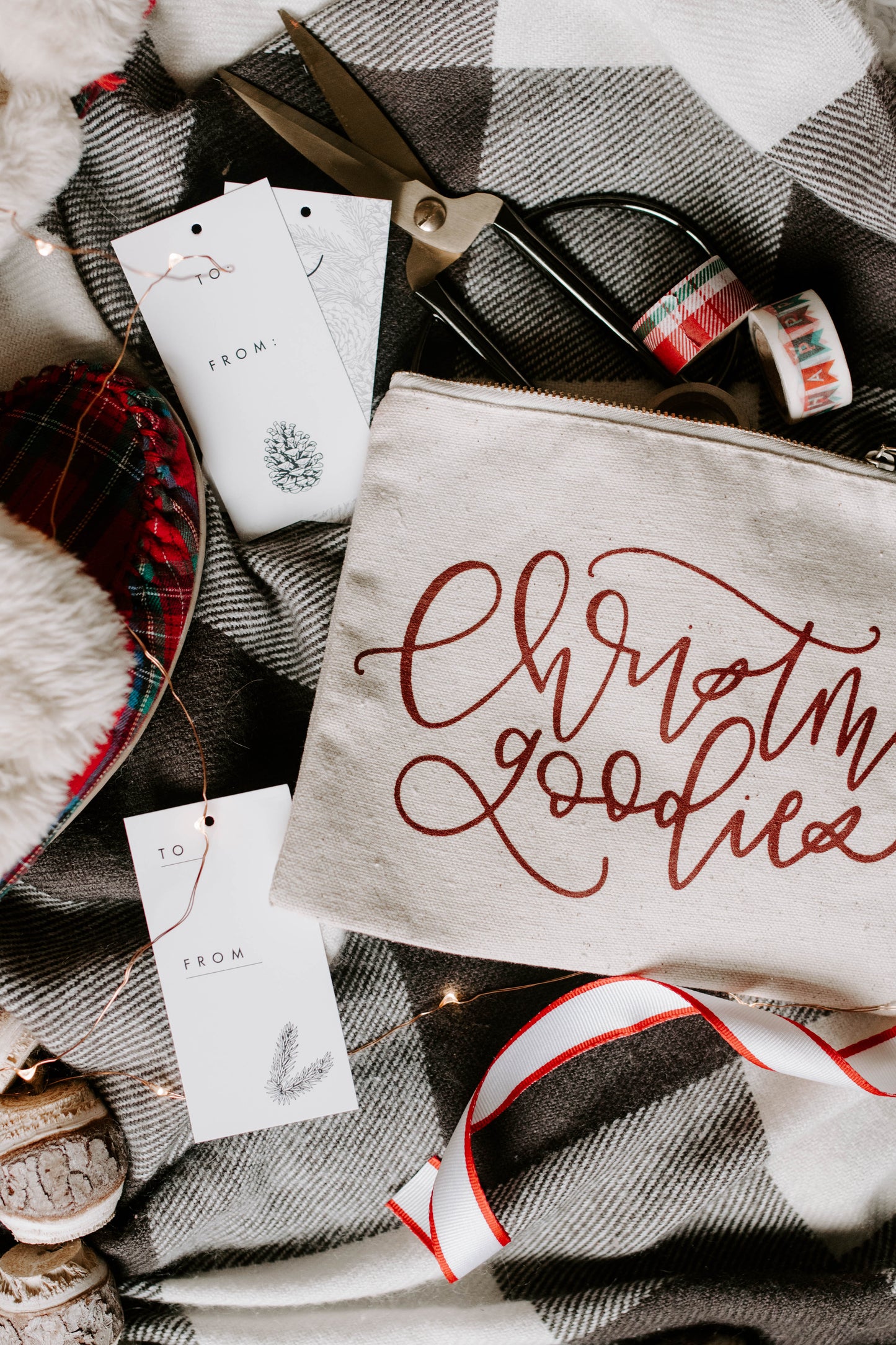 Holiday Gift Tags - Black and White