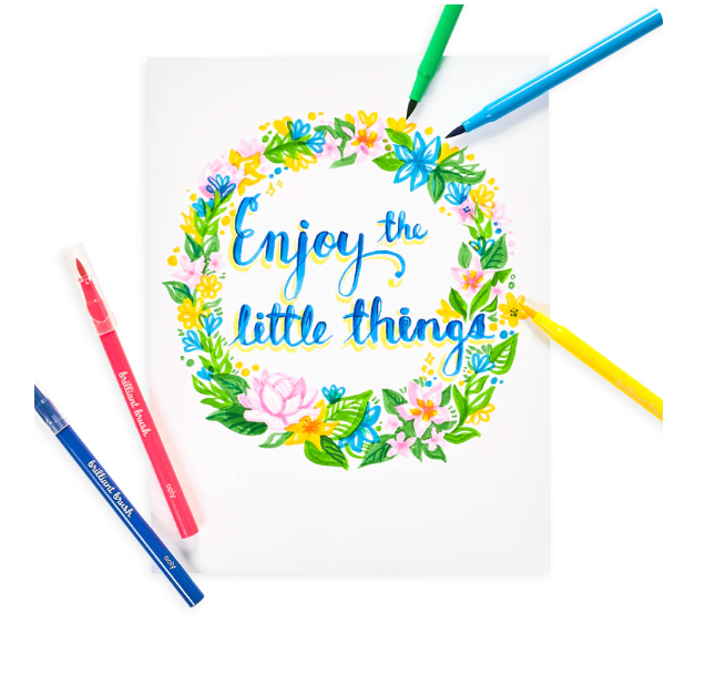 Brilliant Brush Markers - Set of 12