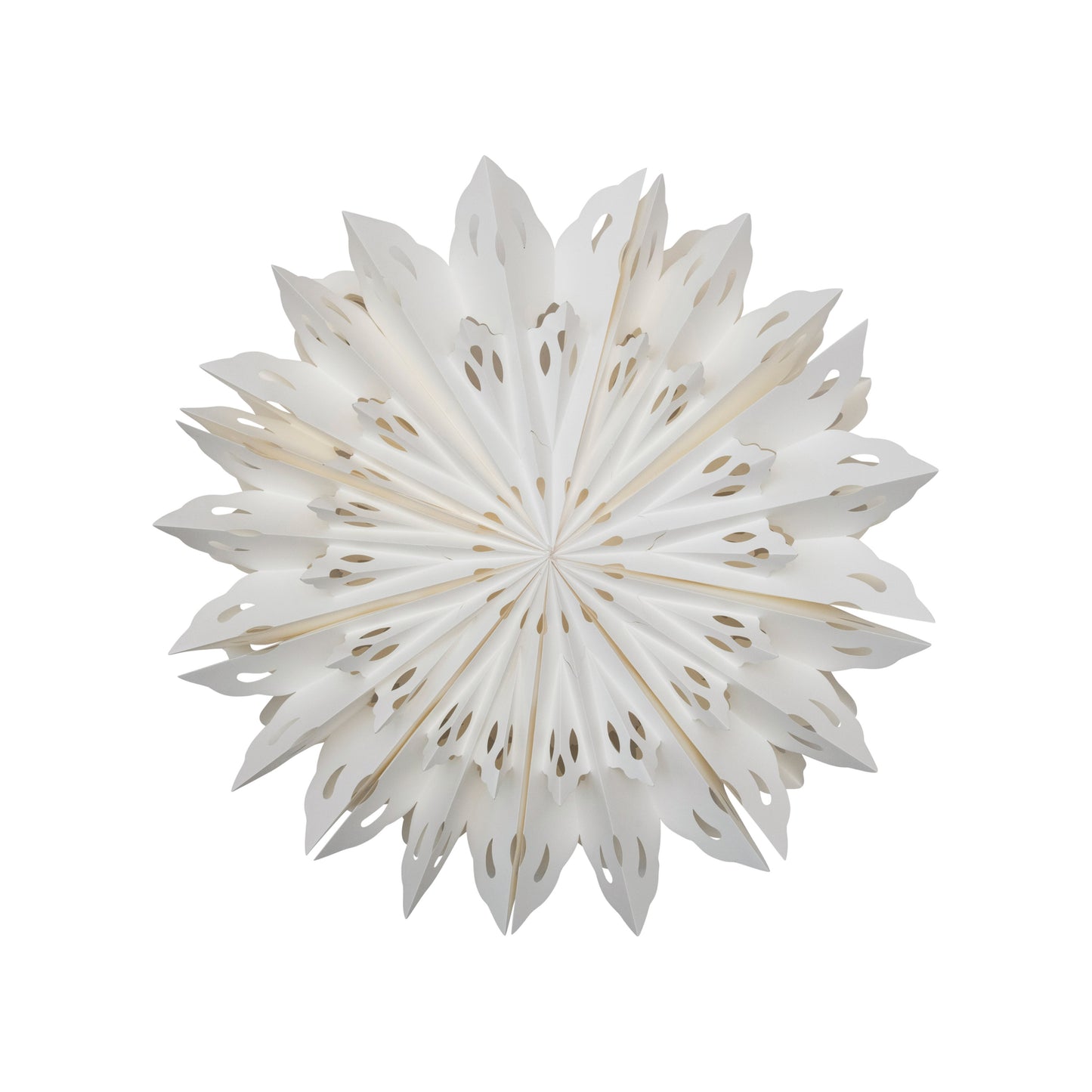 Paper Snowflake Hanging Ornament - Various Sizes