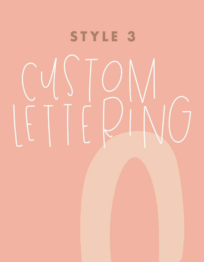 Custom Lettering - Digital Download