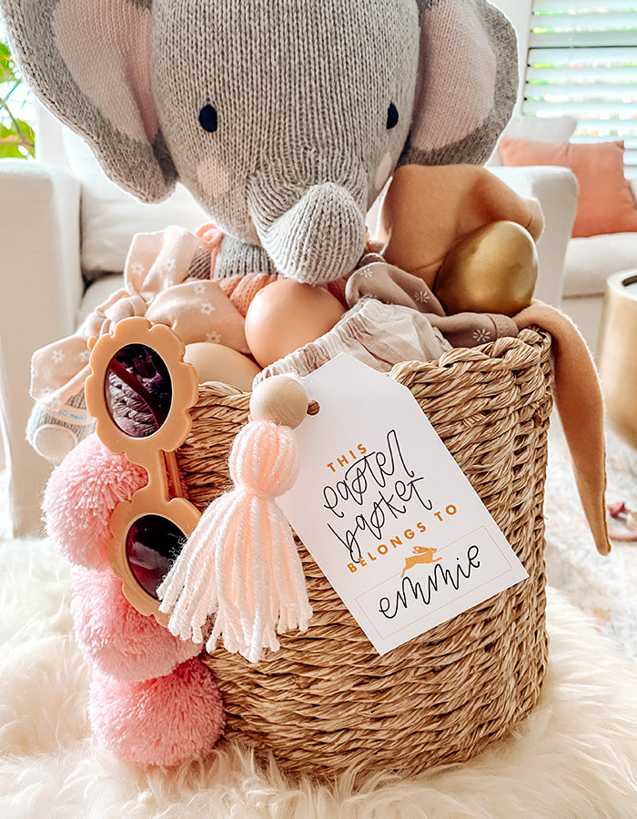 Easter Basket Tags - Printable - Chalkfulloflove