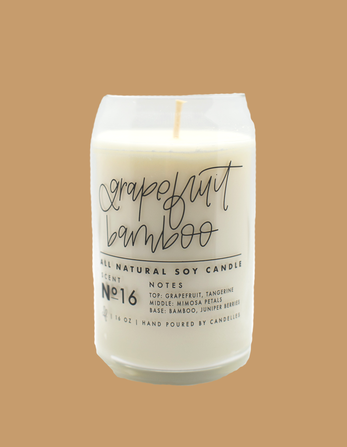 Grapefruit Bamboo Candle