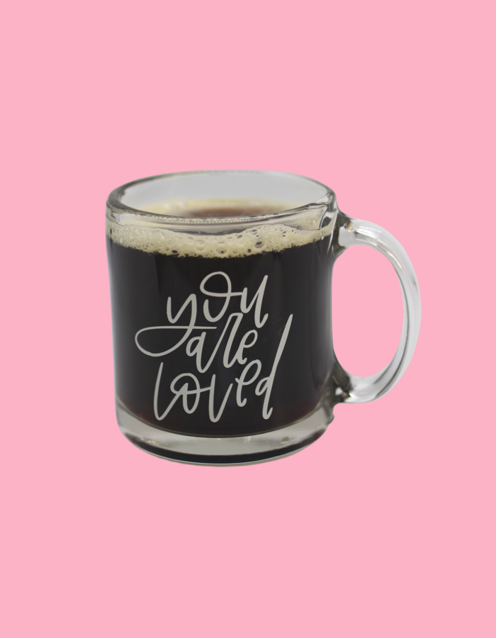 You Are Loved Mug — Rose Coloured