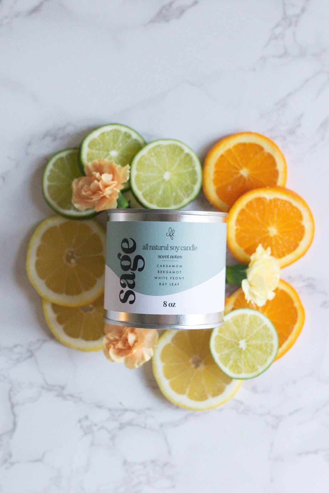 Sage - Paint Can Candle