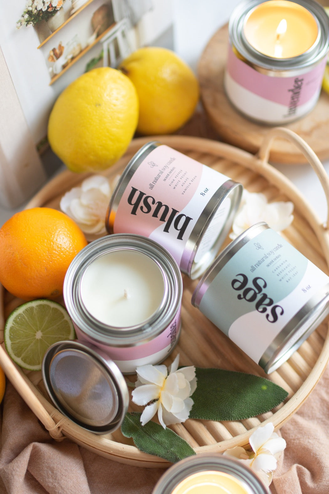 Sage - Paint Can Candle