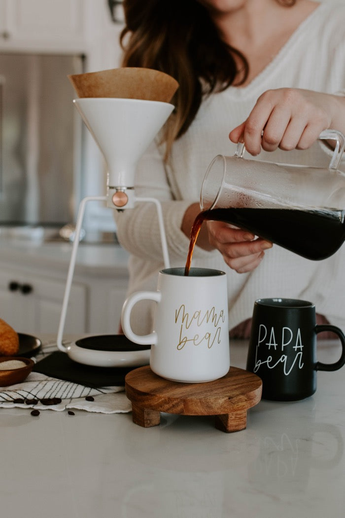 Mama Bear + Papa Bear Mug Set