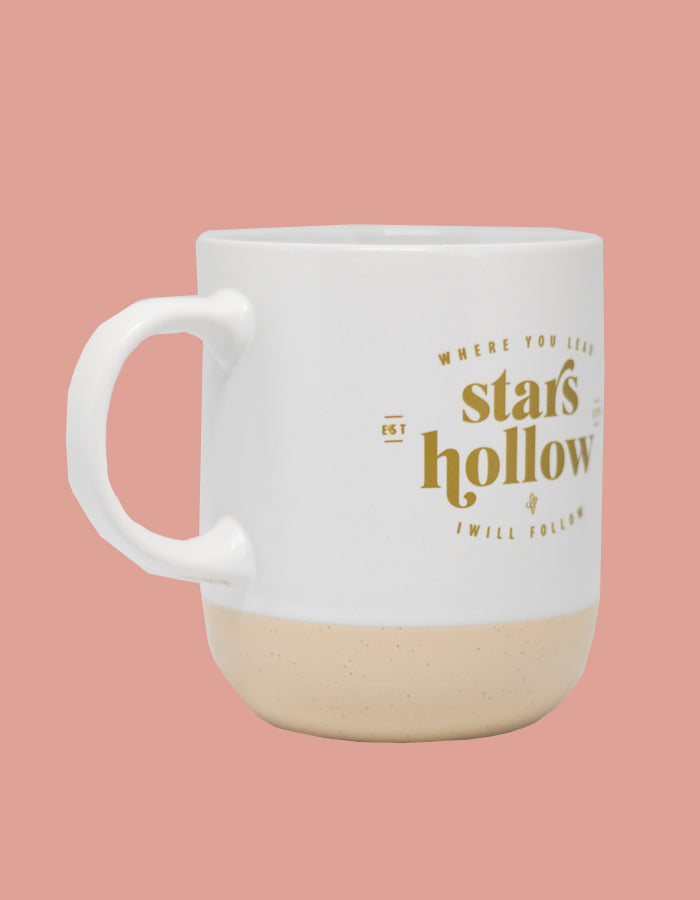 Stars Hollow White + Gold Mug