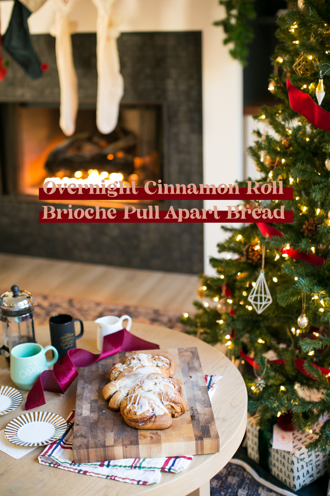 Overnight Cinnamon Roll Brioche Pull-Apart Bread