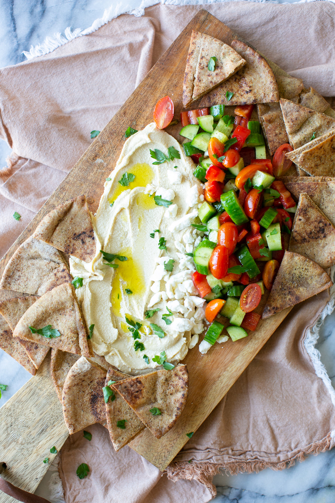 Mediterranean Summer Salad Board