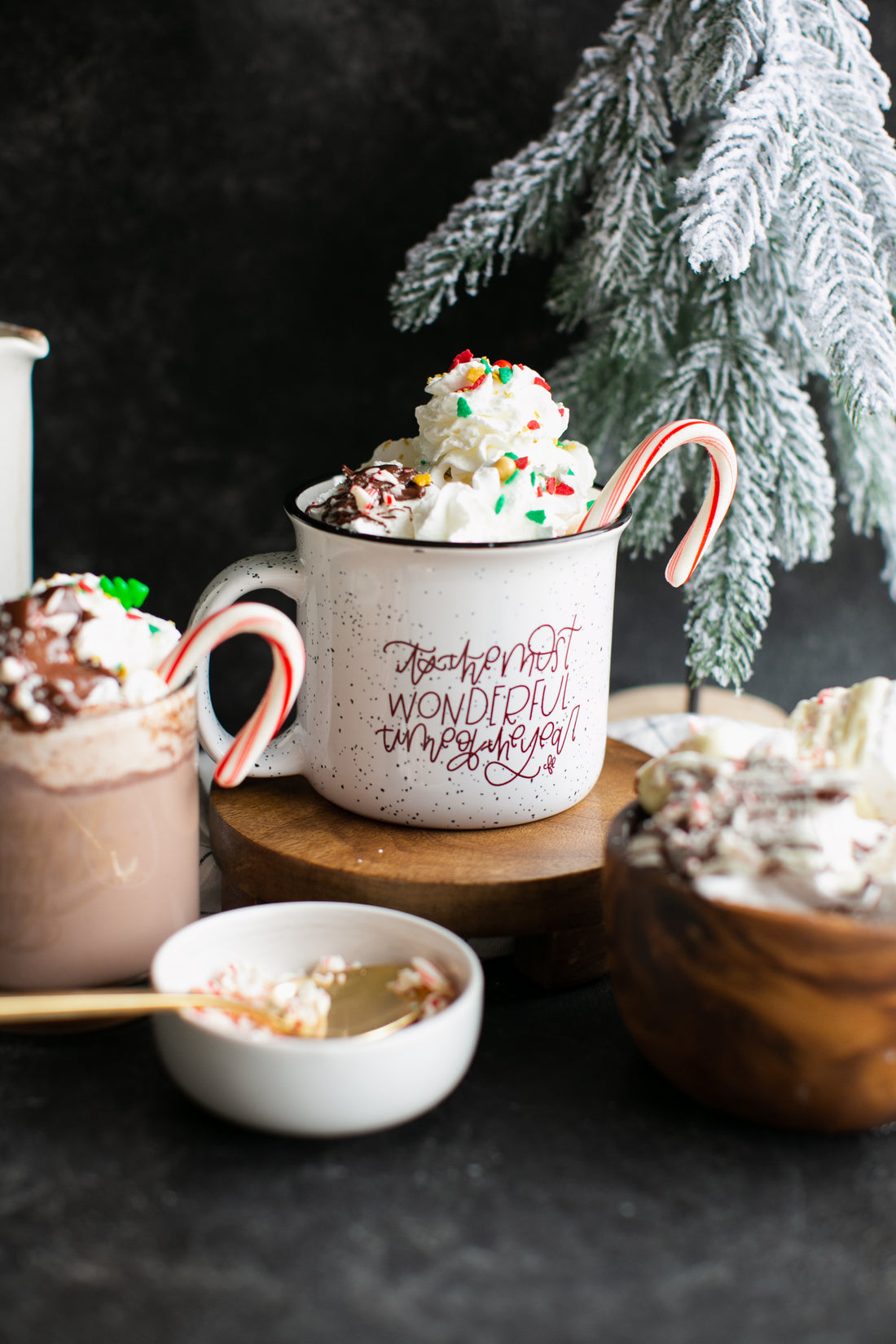 Spiked Peppermint Hot Chocolate with Homemade Marshmallows