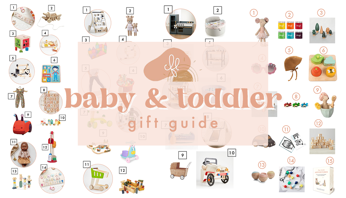 Baby & Toddler Gift Guide & Stocking Stuffer Ideas