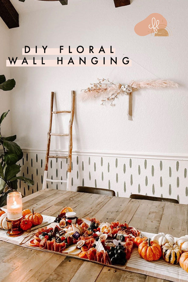 DIY Fall Floral Wall Hanging