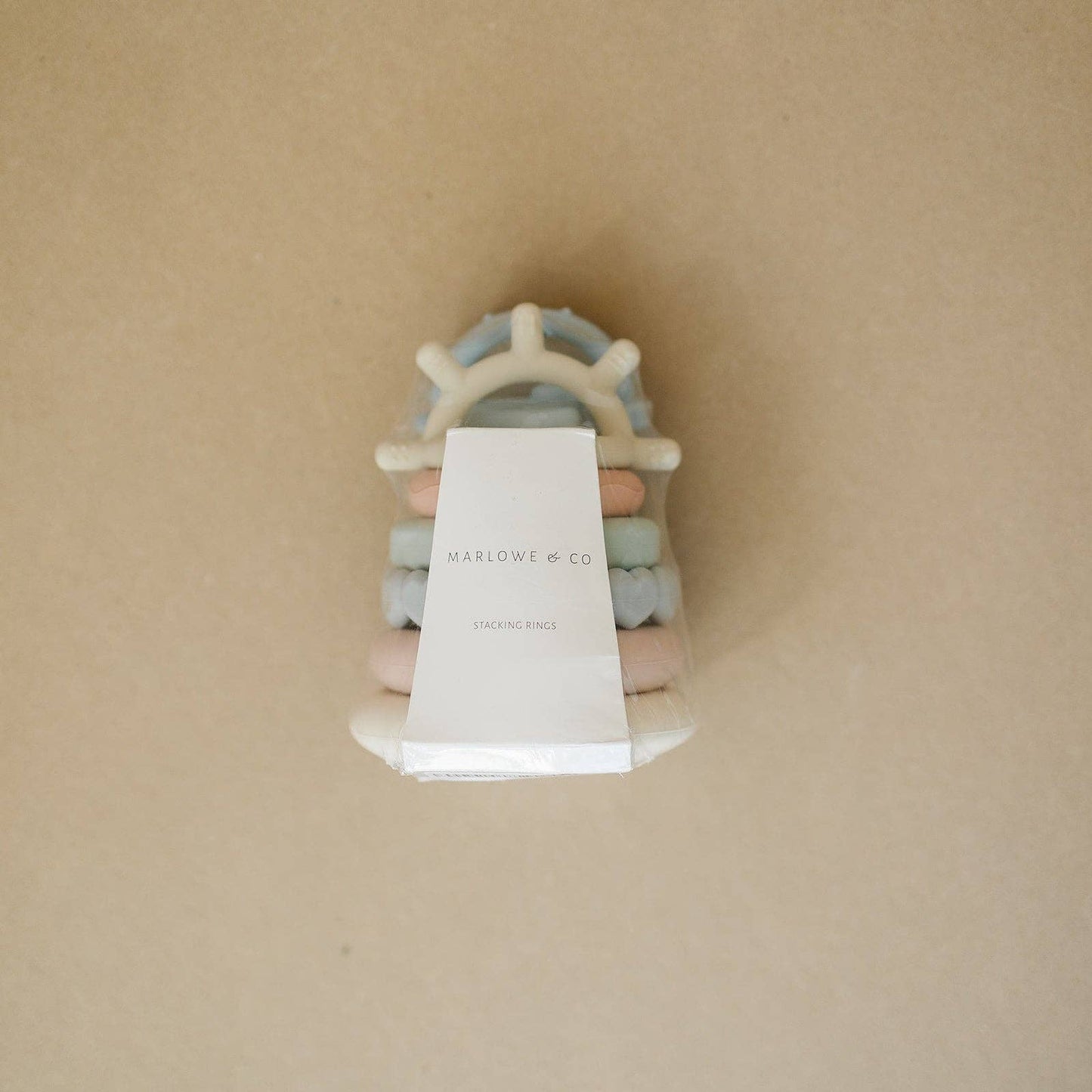 Classic Stacking Teething Ring Toy - Chalkfulloflove