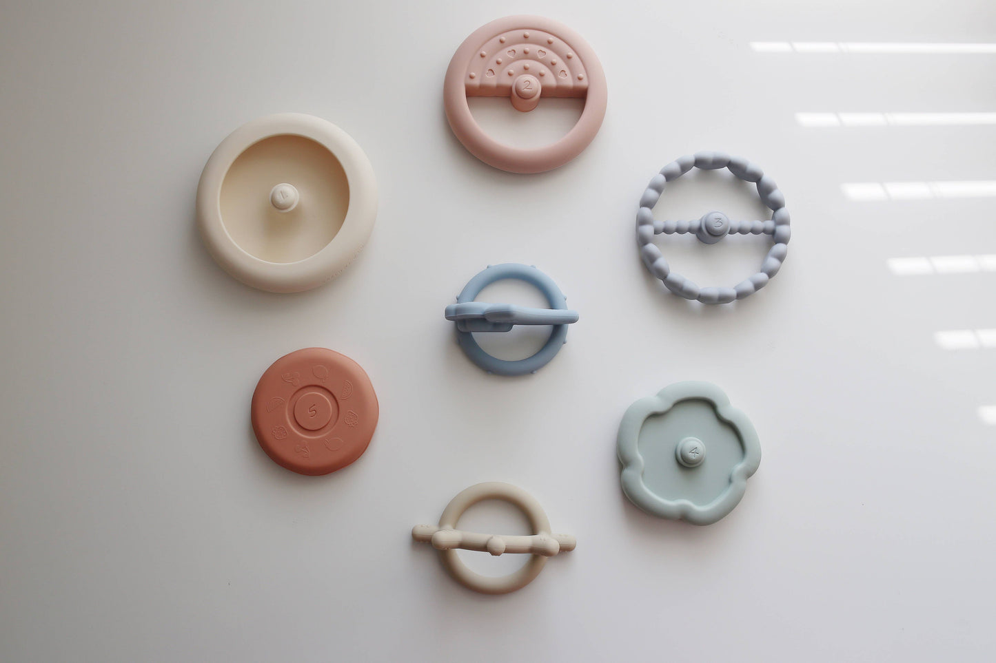 Classic Stacking Teething Ring Toy - Chalkfulloflove