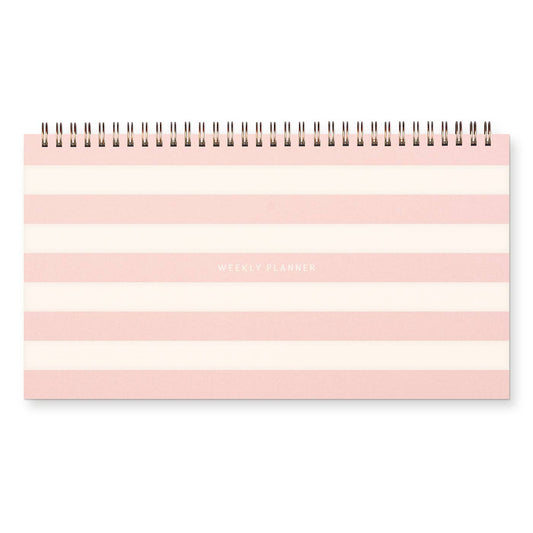 Striped Undated Weekly Planner