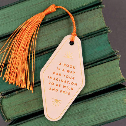 'Your Imagination' Vegan Leather Bookmark