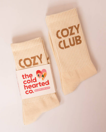 Cute Cozy Club Crew Socks