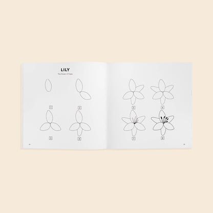 Modern Flowers: How to Draw Books for Kids