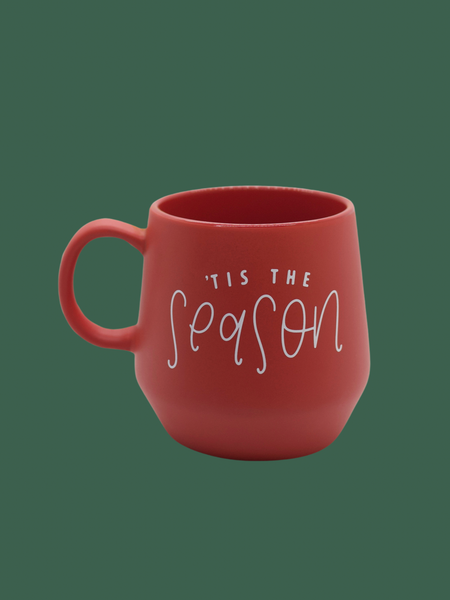 IMPERFECT Tis the Season, To be Jolly Red Mug