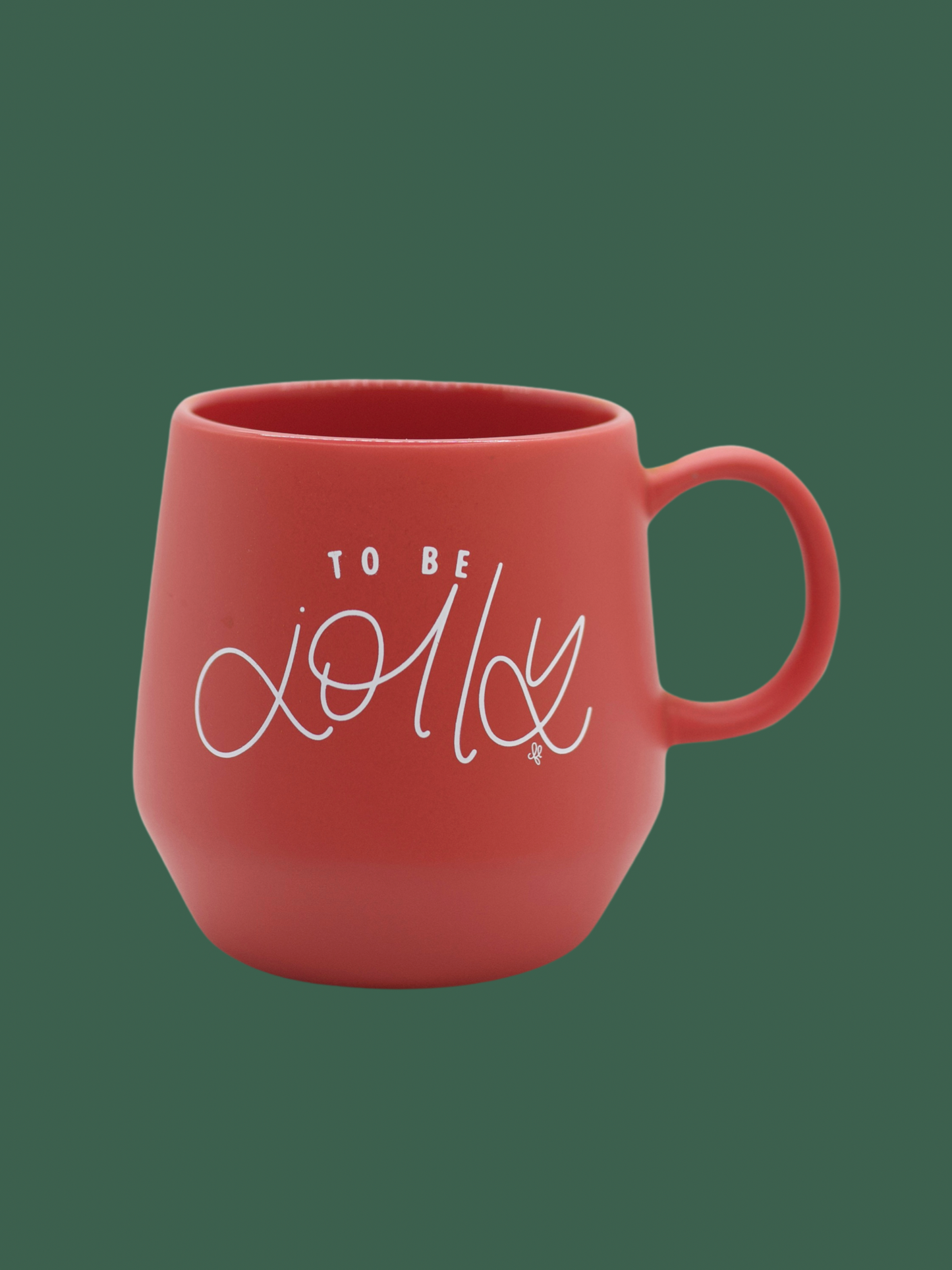 IMPERFECT Tis the Season, To be Jolly Red Mug